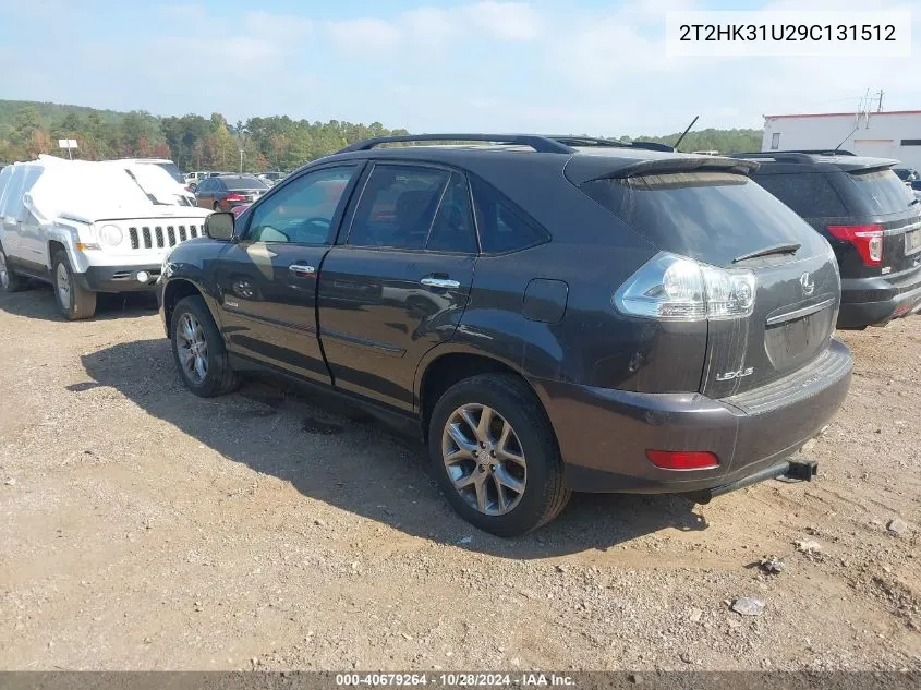 2009 Lexus Rx 350 VIN: 2T2HK31U29C131512 Lot: 40679264