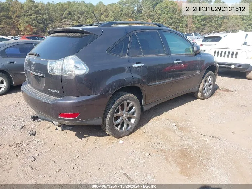 2009 Lexus Rx 350 VIN: 2T2HK31U29C131512 Lot: 40679264