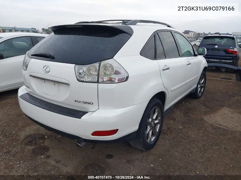 2009 Lexus Rx 350 VIN: 2T2GK31U69C079166 Lot: 40707470