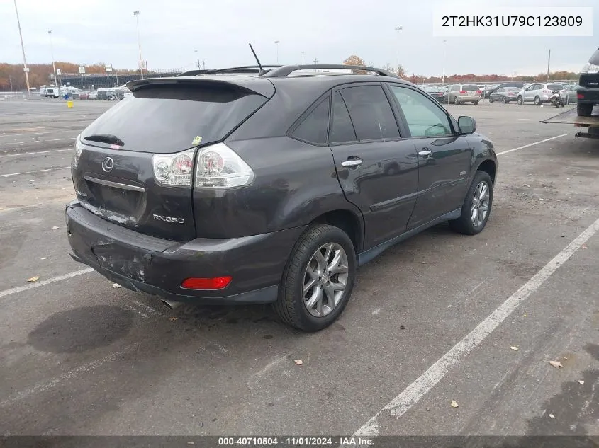 2009 Lexus Rx 350 VIN: 2T2HK31U79C123809 Lot: 40710504