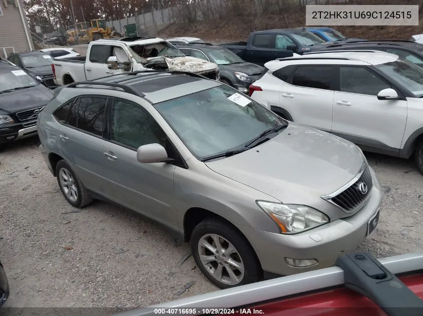 2009 Lexus Rx 350 VIN: 2T2HK31U69C124515 Lot: 40716695