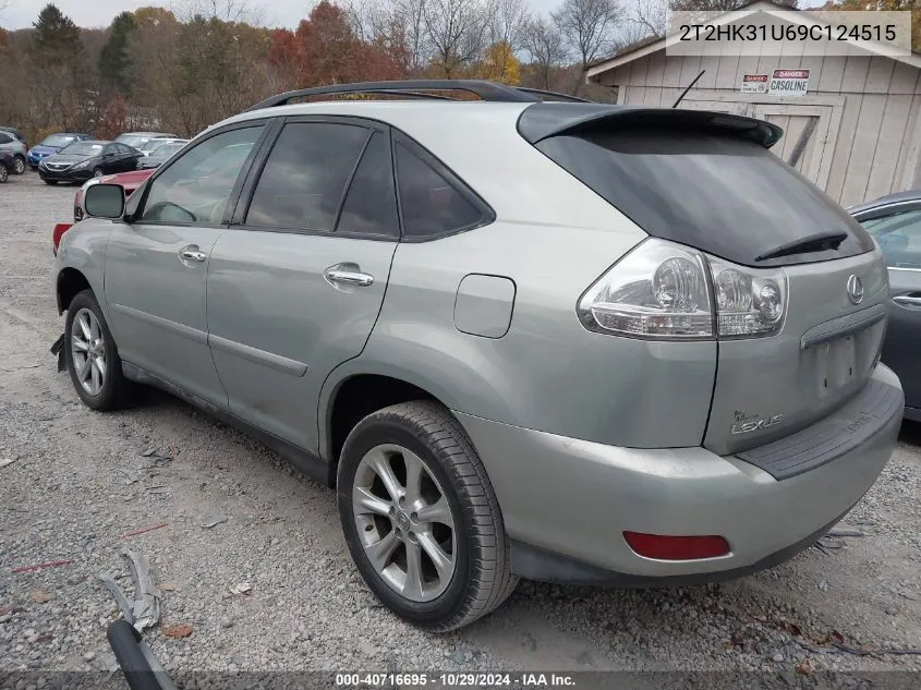 2009 Lexus Rx 350 VIN: 2T2HK31U69C124515 Lot: 40716695