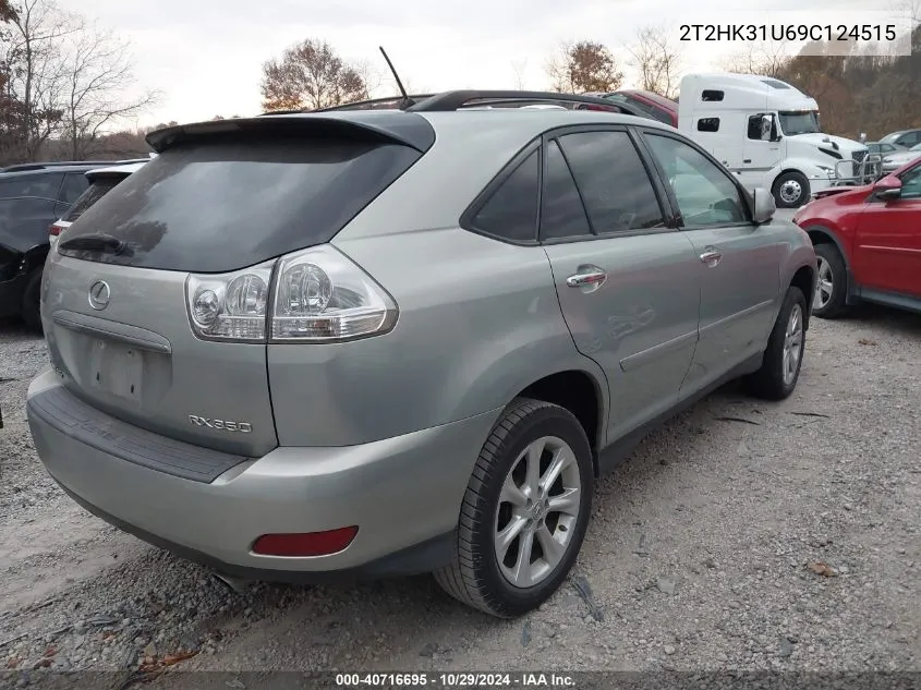 2009 Lexus Rx 350 VIN: 2T2HK31U69C124515 Lot: 40716695