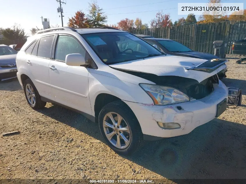 2009 Lexus Rx 350 VIN: 2T2HK31U09C101974 Lot: 40781898