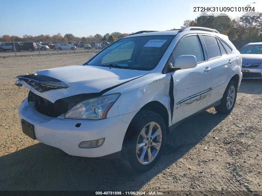 2009 Lexus Rx 350 VIN: 2T2HK31U09C101974 Lot: 40781898