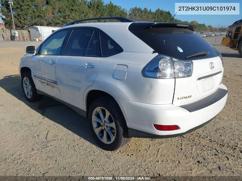 2009 Lexus Rx 350 VIN: 2T2HK31U09C101974 Lot: 40781898