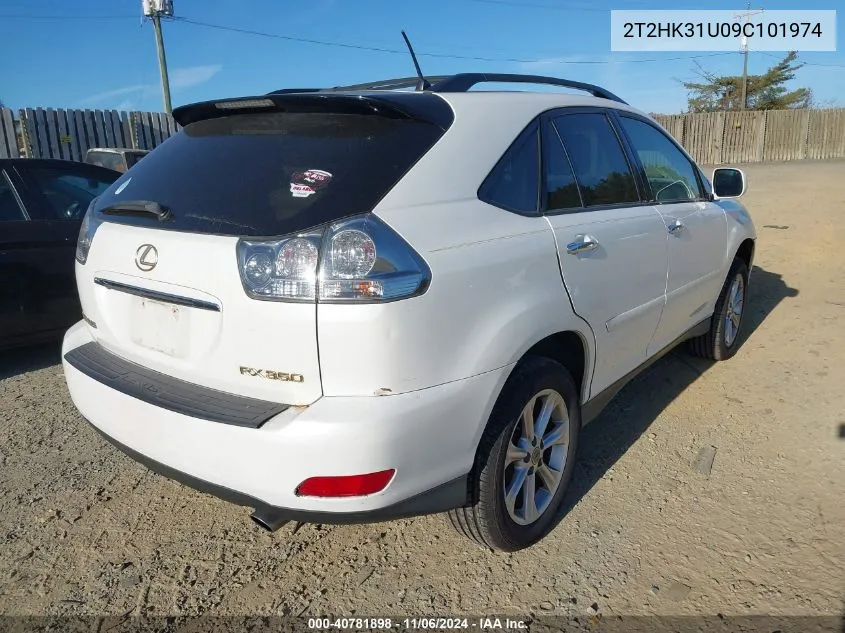 2009 Lexus Rx 350 VIN: 2T2HK31U09C101974 Lot: 40781898