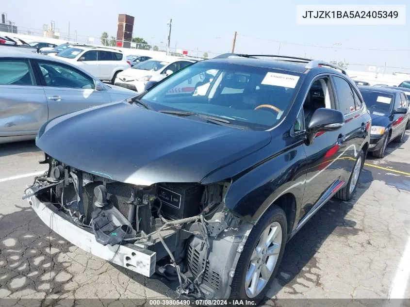 2010 Lexus Rx 350 VIN: JTJZK1BA5A2405349 Lot: 39805490