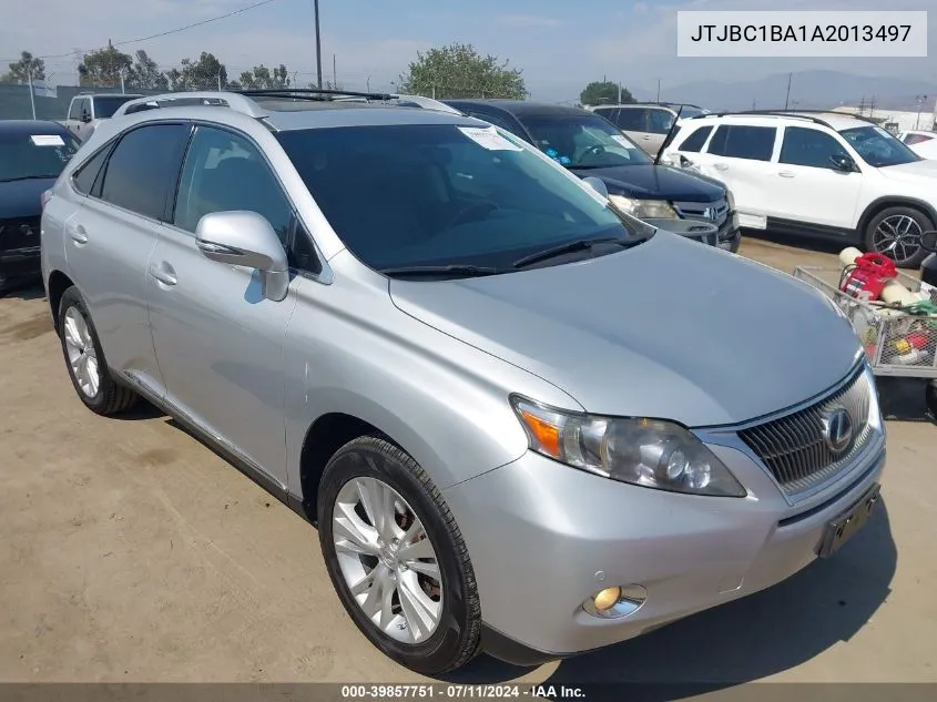 2010 Lexus Rx 450H VIN: JTJBC1BA1A2013497 Lot: 39857751