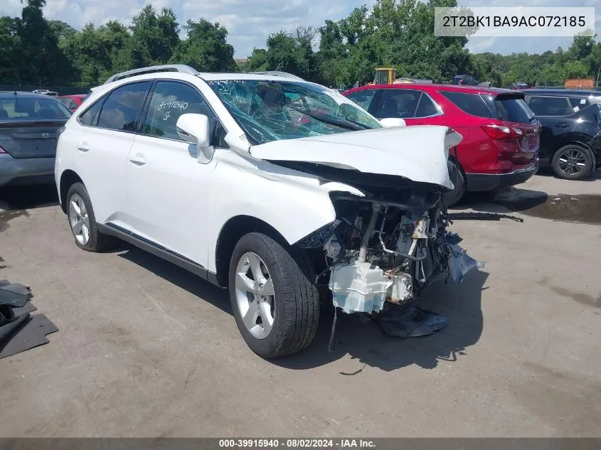 2T2BK1BA9AC072185 2010 Lexus Rx 350