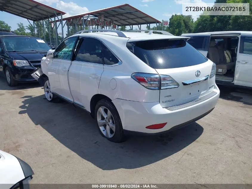 2T2BK1BA9AC072185 2010 Lexus Rx 350