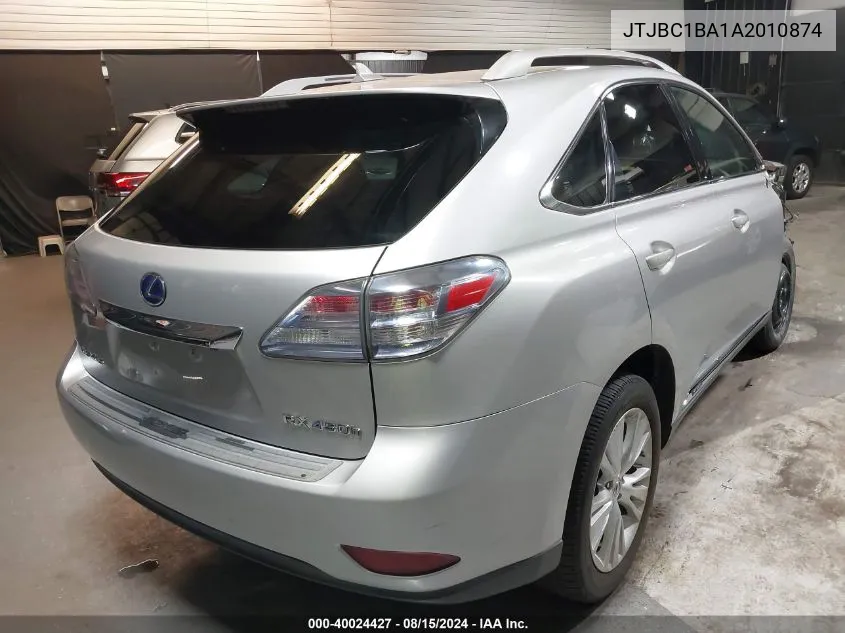 JTJBC1BA1A2010874 2010 Lexus Rx 450H