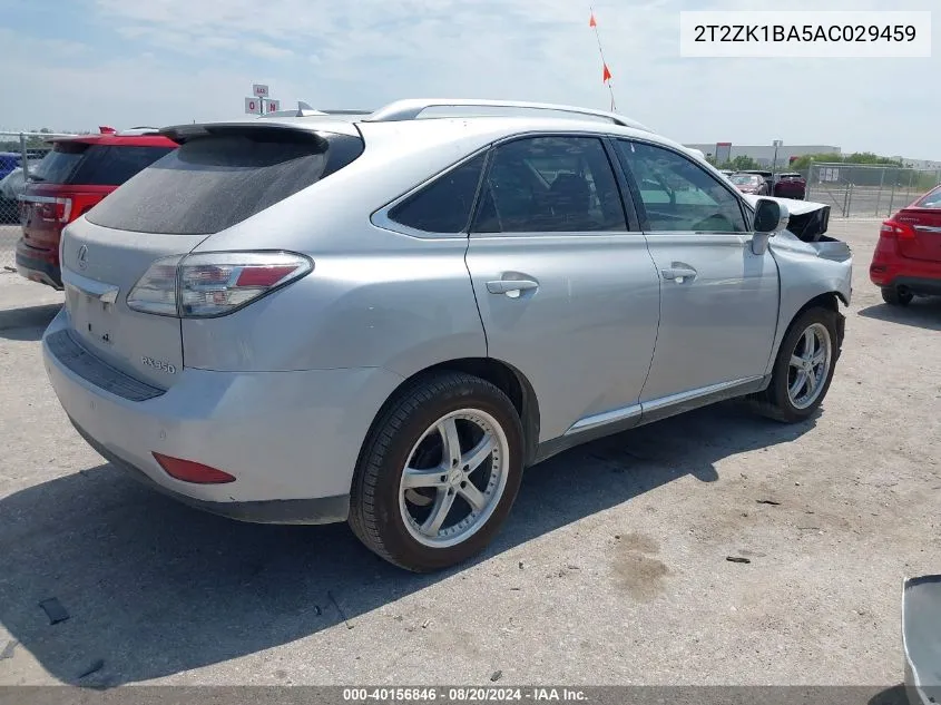 2T2ZK1BA5AC029459 2010 Lexus Rx 350