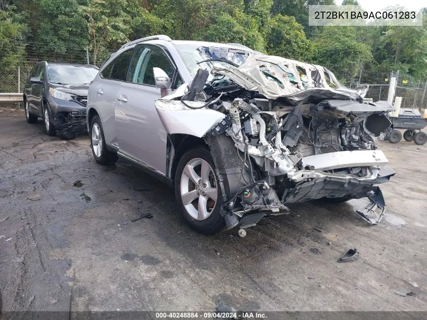 2010 Lexus Rx 350 VIN: 2T2BK1BA9AC061283 Lot: 40248884