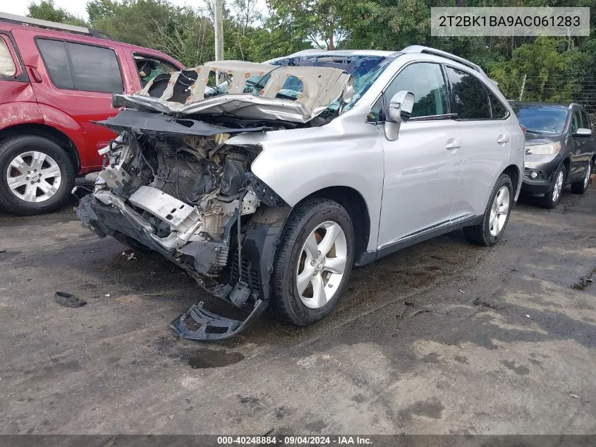 2010 Lexus Rx 350 VIN: 2T2BK1BA9AC061283 Lot: 40248884