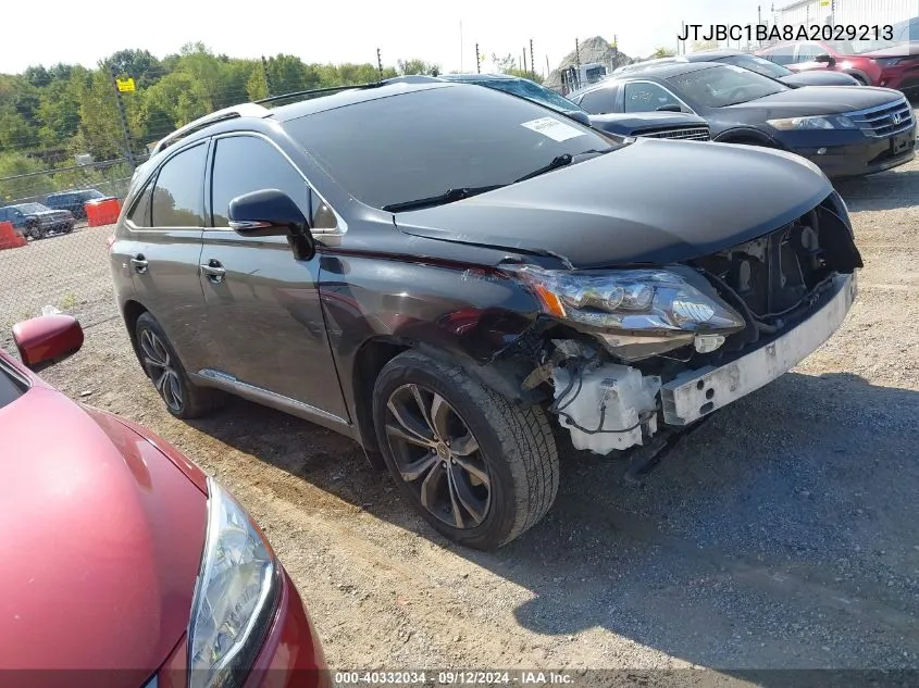 2010 Lexus Rx 450H 450 VIN: JTJBC1BA8A2029213 Lot: 40332034