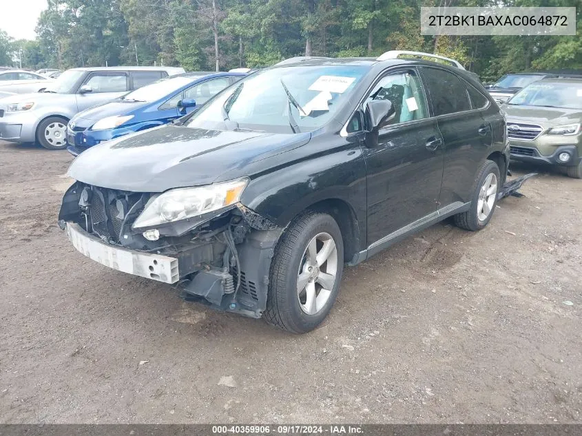 2T2BK1BAXAC064872 2010 Lexus Rx 350