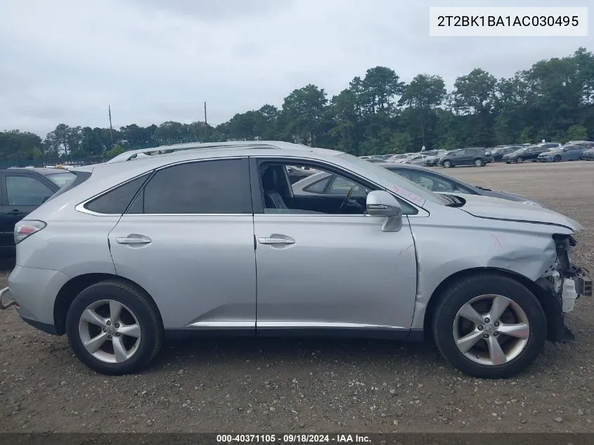 2010 Lexus Rx 350 VIN: 2T2BK1BA1AC030495 Lot: 40371105