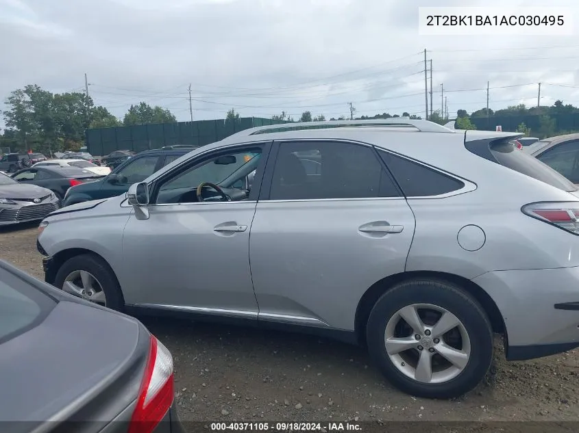 2010 Lexus Rx 350 VIN: 2T2BK1BA1AC030495 Lot: 40371105