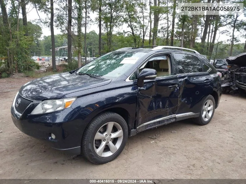 2T2BK1BA1AC058975 2010 Lexus Rx 350