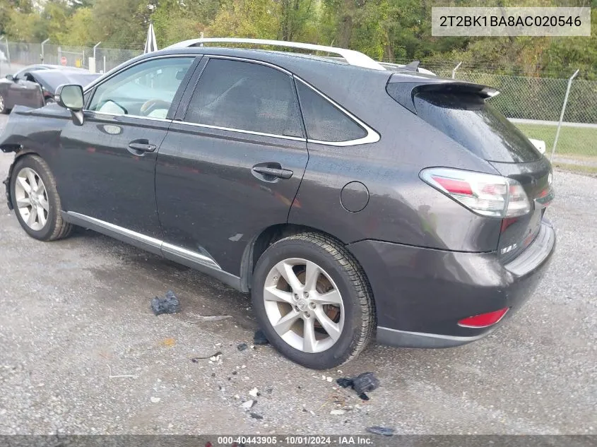 2T2BK1BA8AC020546 2010 Lexus Rx 350