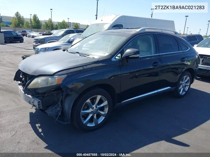 2T2ZK1BA9AC021283 2010 Lexus Rx 350