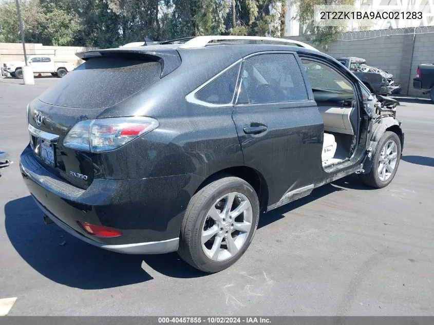 2010 Lexus Rx 350 VIN: 2T2ZK1BA9AC021283 Lot: 40457855