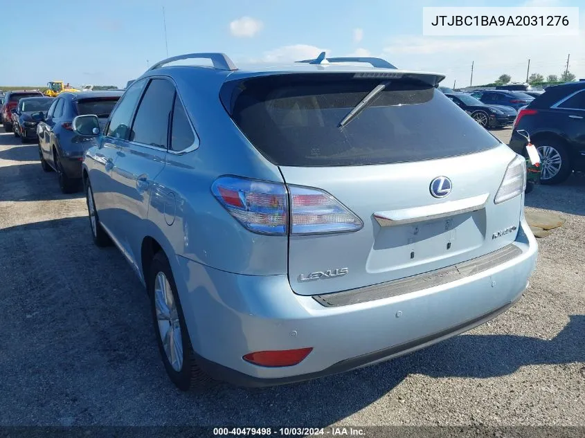 2010 Lexus Rx 450H VIN: JTJBC1BA9A2031276 Lot: 40479498