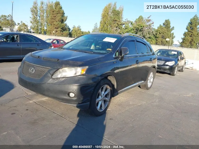 2010 Lexus Rx 350 VIN: 2T2BK1BA5AC055030 Lot: 40486557