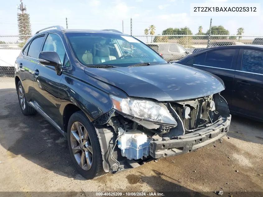 2T2ZK1BAXAC025312 2010 Lexus Rx 350