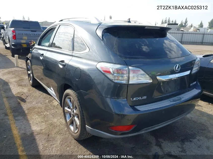 2T2ZK1BAXAC025312 2010 Lexus Rx 350