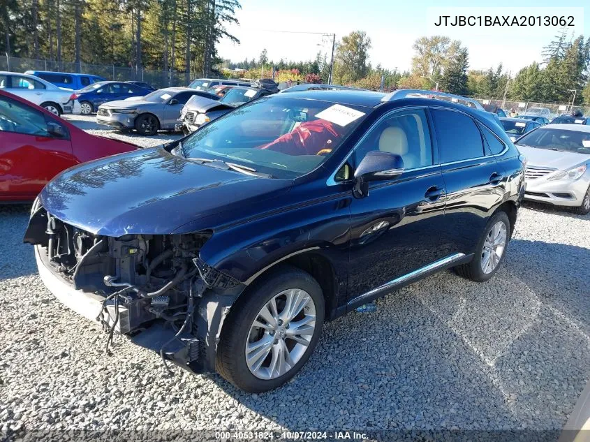 2010 Lexus Rx 450H VIN: JTJBC1BAXA2013062 Lot: 40531824