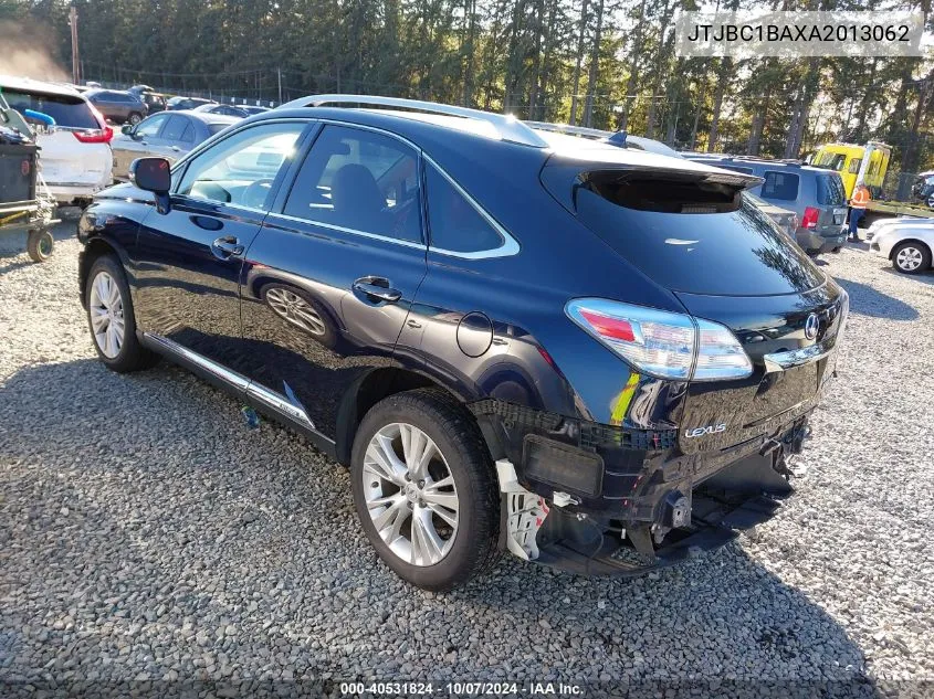 2010 Lexus Rx 450H VIN: JTJBC1BAXA2013062 Lot: 40531824