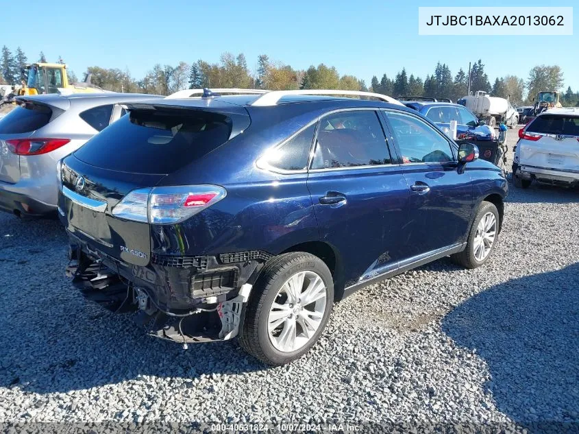 2010 Lexus Rx 450H VIN: JTJBC1BAXA2013062 Lot: 40531824