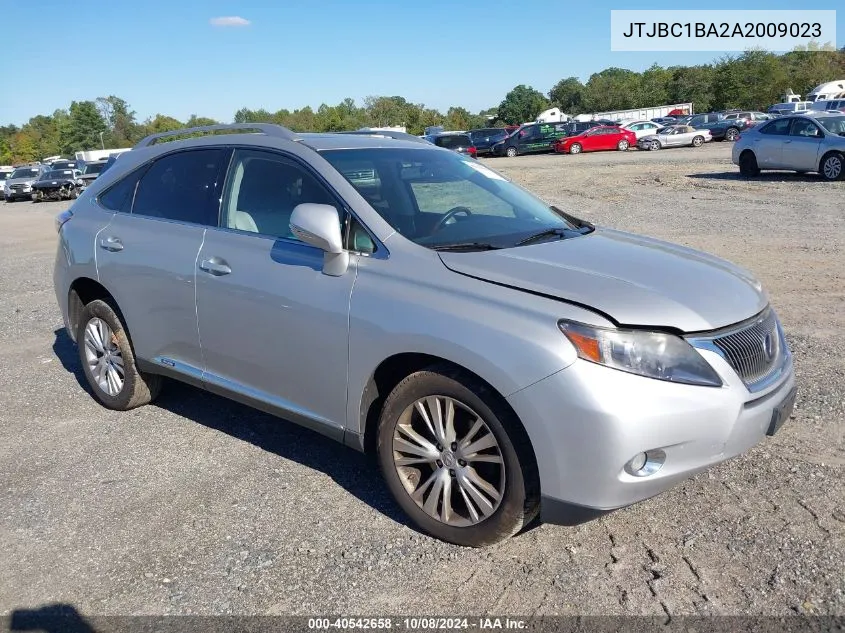 2010 Lexus Rx 450H VIN: JTJBC1BA2A2009023 Lot: 40542658