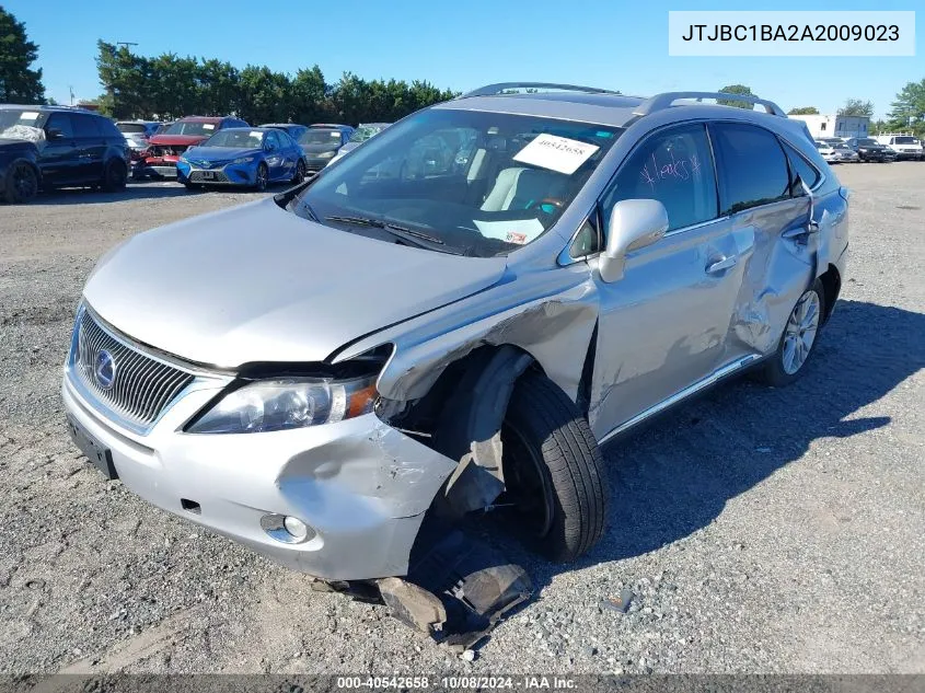 2010 Lexus Rx 450H VIN: JTJBC1BA2A2009023 Lot: 40542658