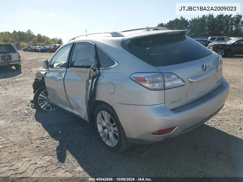 2010 Lexus Rx 450H VIN: JTJBC1BA2A2009023 Lot: 40542658