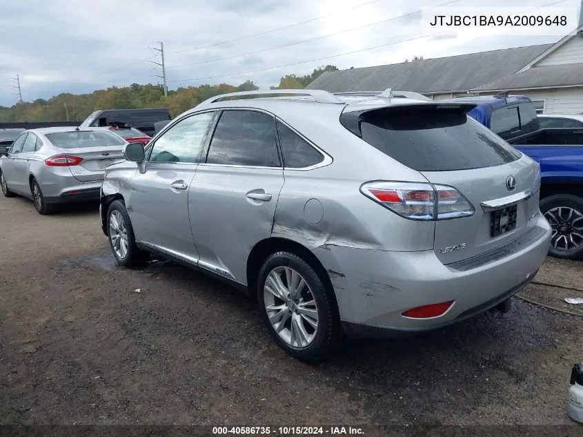 2010 Lexus Rx 450H VIN: JTJBC1BA9A2009648 Lot: 40586735