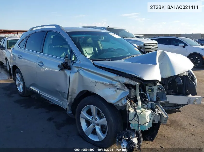 2010 Lexus Rx 350 350 VIN: 2T2BK1BA1AC021411 Lot: 40594597