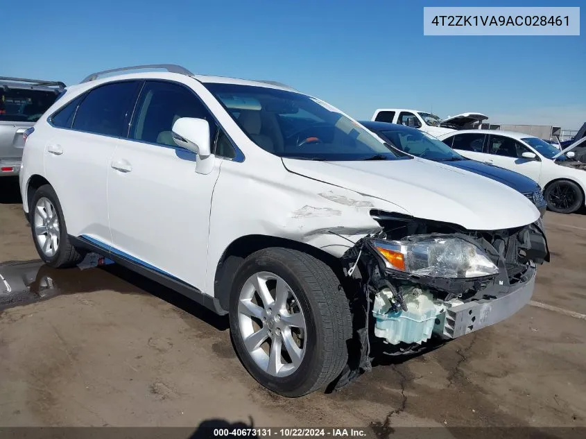 2010 Lexus Rx 350 VIN: 4T2ZK1VA9AC028461 Lot: 40673131