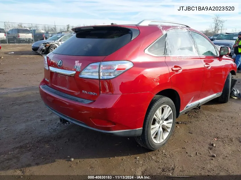 JTJBC1BA9A2023520 2010 Lexus Rx 450H