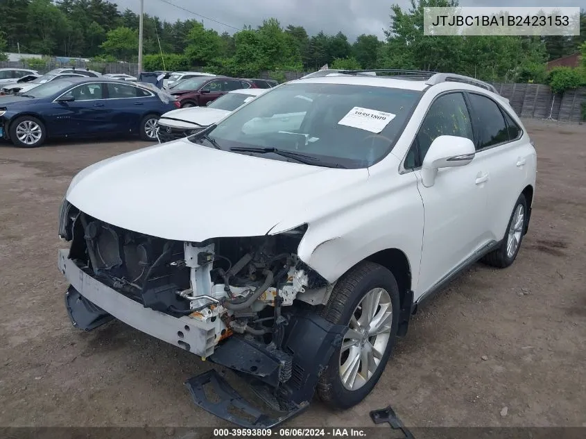 JTJBC1BA1B2423153 2011 Lexus Rx 450