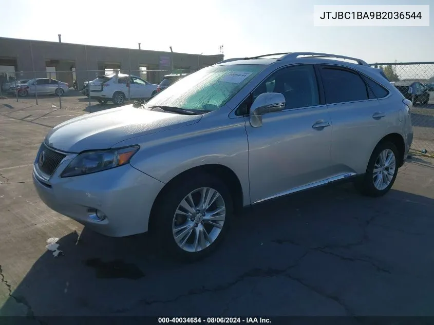 JTJBC1BA9B2036544 2011 Lexus Rx 450H