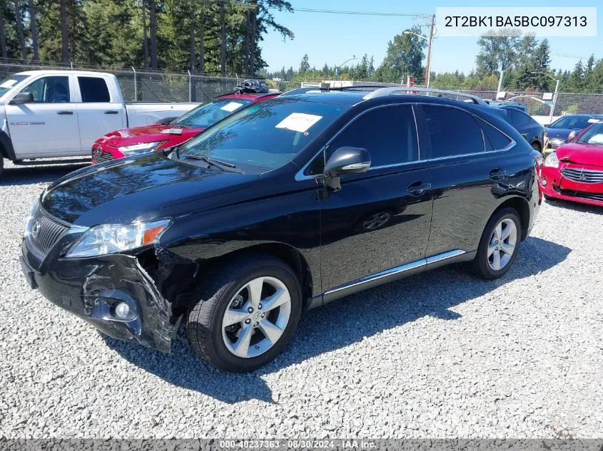 2T2BK1BA5BC097313 2011 Lexus Rx 350