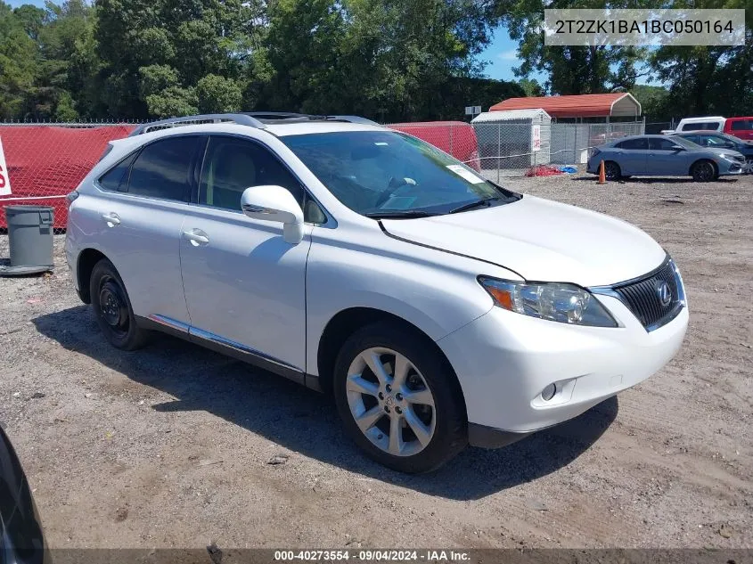 2011 Lexus Rx 350 VIN: 2T2ZK1BA1BC050164 Lot: 40273554