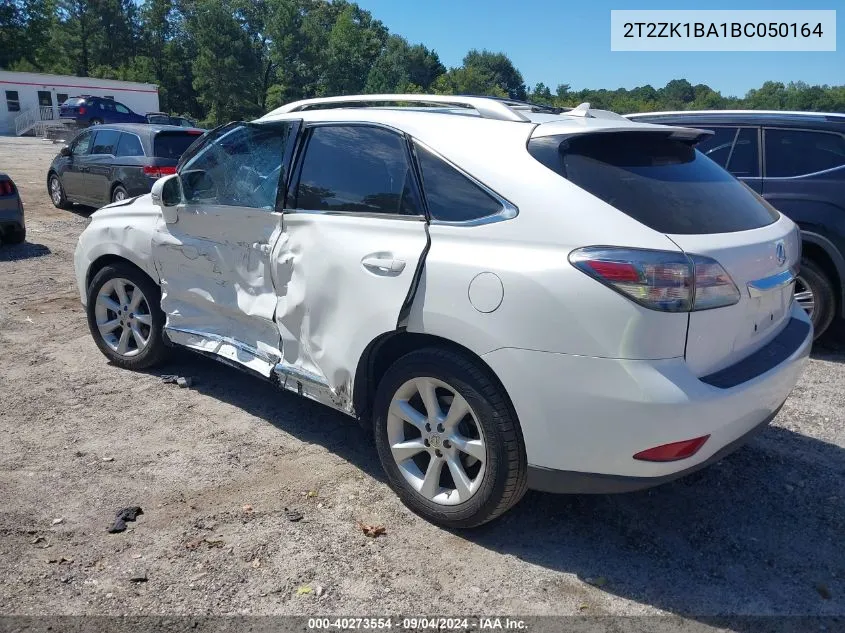 2011 Lexus Rx 350 VIN: 2T2ZK1BA1BC050164 Lot: 40273554