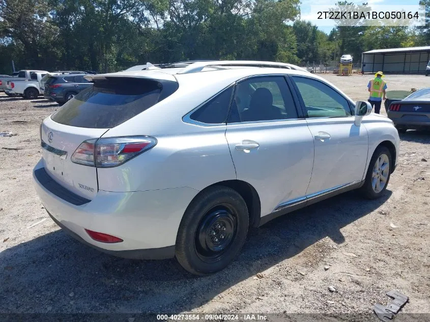 2011 Lexus Rx 350 VIN: 2T2ZK1BA1BC050164 Lot: 40273554