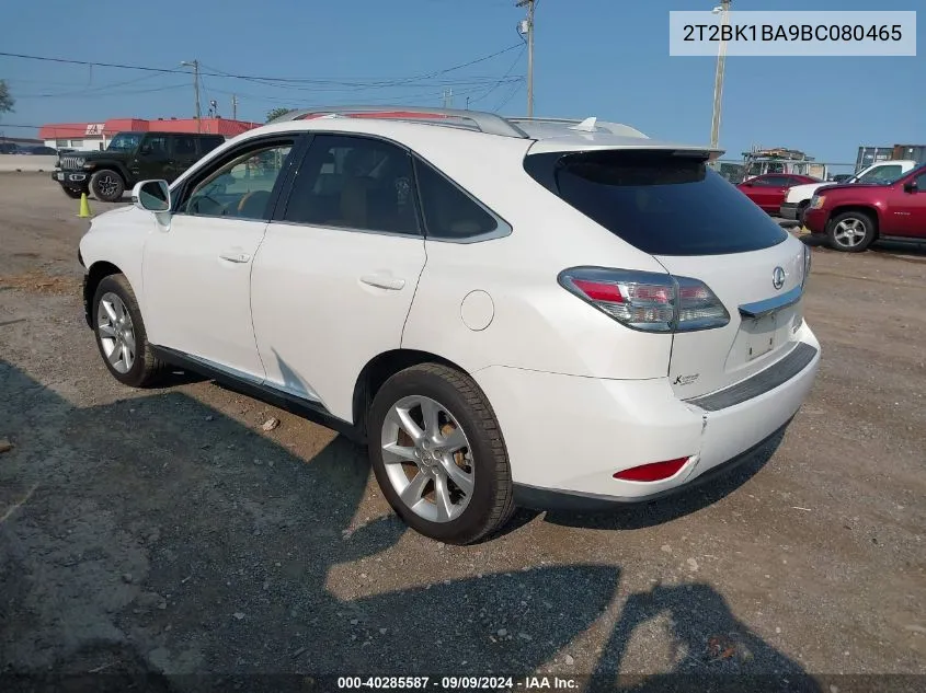 2T2BK1BA9BC080465 2011 Lexus Rx 350