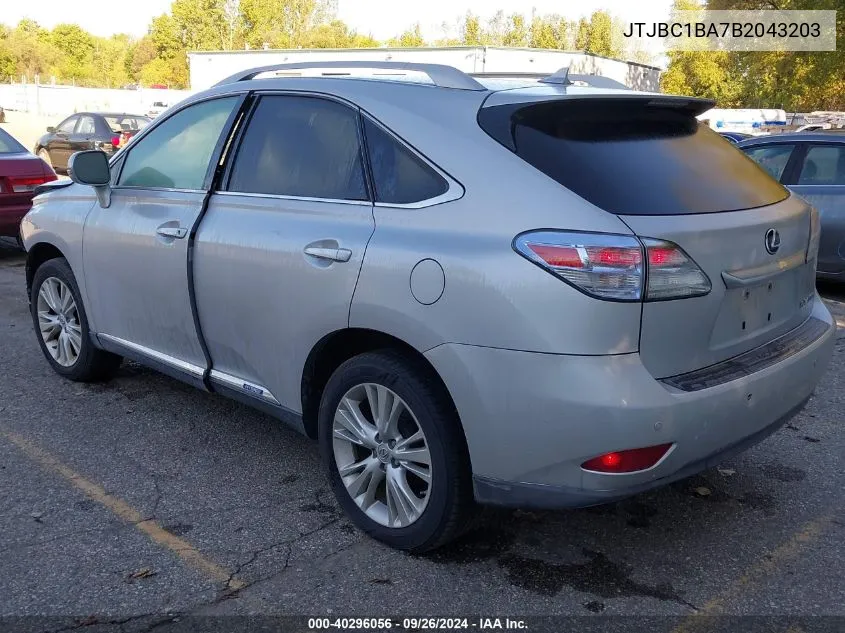 JTJBC1BA7B2043203 2011 Lexus Rx 450H 450