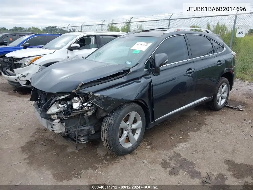 2011 Lexus Rx 350 VIN: JTJBK1BA6B2014696 Lot: 40311712